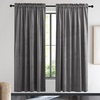 image:imageNICETOWN 96 inch Long Brown Velvet Curtains Extra Wide W62 x L96 Luxury Soft Thermal Insulated Room Darkening Heavy Duty Velvet Drapes for Sliding Glass Door 2 PanelsGrey Series  Grey