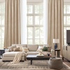image:imageNICETOWN 96 inch Long Brown Velvet Curtains Extra Wide W62 x L96 Luxury Soft Thermal Insulated Room Darkening Heavy Duty Velvet Drapes for Sliding Glass Door 2 PanelsYellow Series  Beige