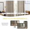image:imageNICETOWN 96 inch Long Brown Velvet Curtains Extra Wide W62 x L96 Luxury Soft Thermal Insulated Room Darkening Heavy Duty Velvet Drapes for Sliding Glass Door 2 PanelsBrown Series  Camel
