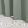 image:imageNICETOWN Blackout Sage Green Curtains amp Drapes for Bedroom  Grommet Top Thermal Insulated Room Darkening LightSound Blocking Privacy Drapes for Living Room 2 Panels W52 x L63