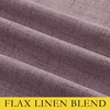 image:imageNICETOWN Chaise Mauve Vintage Linen 100 Blackout Curtains for Living Room Thermal Insulated Curtains 95 Long Noise Reducing Window Treatment Drapes for Bedroom 52 Wide Per Panel Set of 2