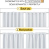 image:imageNICETOWN Living Room Curtain Panels  Cloud Grey Color W52 x L108 2 PCs Back TabRod Pocket Room Darkening Window Treatment Draperies
