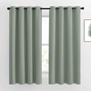 image:imageNICETOWN Blackout Sage Green Curtains amp Drapes for Bedroom  Grommet Top Thermal Insulated Room Darkening LightSound Blocking Privacy Drapes for Living Room 2 Panels W52 x L63