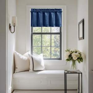 image:imageNICETOWN 96 inch Long Brown Velvet Curtains Extra Wide W62 x L96 Luxury Soft Thermal Insulated Room Darkening Heavy Duty Velvet Drapes for Sliding Glass Door 2 PanelsBlue Series  Navy Blue