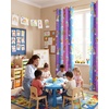 image:imageNICETOWN 100 Blackout Ombre Rainbow Curtains for Kids 52 x 84 2 Panels  Thermal Insulated Grommet Drapes 84 Inches Long Nursery Window Treatments for Girls amp Boys Bedroom Purple amp Blue amp PinkPurple  Blue  Pink