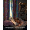 image:imageNICETOWN 100 Blackout Ombre Rainbow Curtains for Kids 52 x 84 2 Panels  Thermal Insulated Grommet Drapes 84 Inches Long Nursery Window Treatments for Girls amp Boys Bedroom Purple amp Blue amp PinkPurple  Blue  Pink