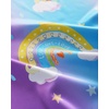 image:imageNICETOWN 100 Blackout Ombre Rainbow Curtains for Kids 52 x 84 2 Panels  Thermal Insulated Grommet Drapes 84 Inches Long Nursery Window Treatments for Girls amp Boys Bedroom Purple amp Blue amp PinkPurple  Blue  Pink