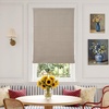 image:imageNICETOWN 100 Blackout Roman Shade for Doors W24 x L72 in Cordless French Door Curtain with Adhesive Top amp Magnetic Lift Privacy amp Thermal Window Shade for Living Room Kitchen 1 PC BeigeBeige