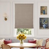 image:imageNICETOWN 100 Blackout Roman Shade for Doors W24 x L72 in Cordless French Door Curtain with Adhesive Top amp Magnetic Lift Privacy amp Thermal Window Shade for Living Room Kitchen 1 PC BeigeMocha