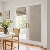 image:imageNICETOWN 100 Blackout Roman Shade for Doors W24 x L72 in Cordless French Door Curtain with Adhesive Top amp Magnetic Lift Privacy amp Thermal Window Shade for Living Room Kitchen 1 PC BeigeBeige