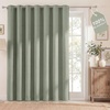 image:imageNICETOWN 100 Blackout Sage Green Curtains for Bedroom 63 Inches Long Grommet Room Darkening Boho Window Treatments Thermal Drapes for FarmhouseOffice W40 x L63 2 PanelsSage Green