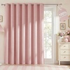 image:imageNICETOWN 100 Blackout Sage Green Curtains for Bedroom 63 Inches Long Grommet Room Darkening Boho Window Treatments Thermal Drapes for FarmhouseOffice W40 x L63 2 PanelsPink