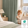image:imageNICETOWN 100 Blackout Sage Green Curtains for Bedroom 63 Inches Long Grommet Room Darkening Boho Window Treatments Thermal Drapes for FarmhouseOffice W40 x L63 2 PanelsSage Green