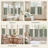 image:imageNICETOWN 100 Blackout Sage Green Curtains for Bedroom 63 Inches Long Grommet Room Darkening Boho Window Treatments Thermal Drapes for FarmhouseOffice W40 x L63 2 PanelsSage Green
