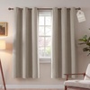 image:imageNICETOWN 100 Blackout Sage Green Curtains for Bedroom 63 Inches Long Grommet Room Darkening Boho Window Treatments Thermal Drapes for FarmhouseOffice W40 x L63 2 PanelsNatural