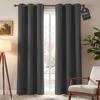 image:imageNICETOWN 100 Blackout Sage Green Curtains for Bedroom 63 Inches Long Grommet Room Darkening Boho Window Treatments Thermal Drapes for FarmhouseOffice W40 x L63 2 PanelsGrey
