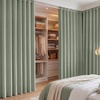 image:imageNICETOWN 100 Blackout Sage Green Curtains for Bedroom 63 Inches Long Grommet Room Darkening Boho Window Treatments Thermal Drapes for FarmhouseOffice W40 x L63 2 PanelsSage Green