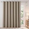 image:imageNICETOWN 100 Blackout Sage Green Curtains for Bedroom 63 Inches Long Grommet Room Darkening Boho Window Treatments Thermal Drapes for FarmhouseOffice W40 x L63 2 PanelsNatural