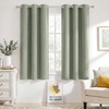 image:imageNICETOWN 100 Blackout Sage Green Curtains for Bedroom 63 Inches Long Grommet Room Darkening Boho Window Treatments Thermal Drapes for FarmhouseOffice W40 x L63 2 PanelsSage Green