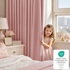 image:imageNICETOWN 100 Blackout Sage Green Curtains for Bedroom 63 Inches Long Grommet Room Darkening Boho Window Treatments Thermal Drapes for FarmhouseOffice W40 x L63 2 PanelsPink