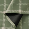 image:imageNICETOWN 100 Blackout Taupe Plaid Magnetic Roman Shade W24 x L64 1 Panel  No Drill Cordless Roman Shade with Tieback for French Doors Privacy amp Thermal Shade for Living Room Patio GlassPlaid  Olive Green  White
