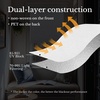 image:imageNICETOWN Black Blackout Pleated PET Shades for Dorm Windows 2 Panels 36 Wx 72 H Cordless SelfAdhesive Blinds No Drill Sticky 100 Light Blocking Temporary Curtains for Renters and StudentsWhite