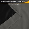 image:imageNICETOWN Black Blackout Pleated PET Shades for Dorm Windows 2 Panels 36 Wx 72 H Cordless SelfAdhesive Blinds No Drill Sticky 100 Light Blocking Temporary Curtains for Renters and StudentsGrey