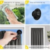 image:imageNICETOWN Black Blackout Pleated PET Shades for Dorm Windows 2 Panels 36 Wx 72 H Cordless SelfAdhesive Blinds No Drill Sticky 100 Light Blocking Temporary Curtains for Renters and StudentsGrey