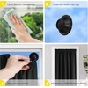 image:imageNICETOWN Black Blackout Pleated PET Shades for Dorm Windows 2 Panels 36 Wx 72 H Cordless SelfAdhesive Blinds No Drill Sticky 100 Light Blocking Temporary Curtains for Renters and StudentsBlack