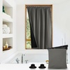 image:imageNICETOWN Black Blackout Pleated PET Shades for Dorm Windows 2 Panels 36 Wx 72 H Cordless SelfAdhesive Blinds No Drill Sticky 100 Light Blocking Temporary Curtains for Renters and StudentsGrey