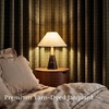 image:imageNICETOWN Olive Green Linen Plaid Bedroom Curtains Rod Pocket amp Back Tab Geometric Jacquard Thick Wovern Mudcloth Light Filtering Window Treatments for Home Decor W52 x L84 2 PanelsOlive Green