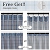 image:imageNICETOWN Pinch Pleated Blue Plaid Curtains 2 Panels W40 x L84 in Linen Blend Light Filtering Privacy Draperies with Grid Tartan Pattern Premium Curtains for Living Room Dining Room with HooksDusty Blue