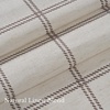 image:imageNICETOWN Pinch Pleated Blue Plaid Curtains 2 Panels W40 x L84 in Linen Blend Light Filtering Privacy Draperies with Grid Tartan Pattern Premium Curtains for Living Room Dining Room with HooksLinen White