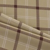 image:imageNICETOWN Taupe 100 Blackout Plaid Cabin Buffalo Gingham Curtain 52W x 84L  Living Room Checkered Patterned Thermal Insulated Grommet Room Darkening Curtains amp Rustic Drapes for Farmhouse 2 PanelsPlaid  Burlap  White