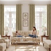 image:imageNICETOWN Taupe 100 Blackout Plaid Cabin Buffalo Gingham Curtain 52W x 84L  Living Room Checkered Patterned Thermal Insulated Grommet Room Darkening Curtains amp Rustic Drapes for Farmhouse 2 PanelsGrid Pattern  Burlap  White