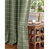 image:imageNICETOWN Taupe 100 Blackout Plaid Cabin Buffalo Gingham Curtain 52W x 84L  Living Room Checkered Patterned Thermal Insulated Grommet Room Darkening Curtains amp Rustic Drapes for Farmhouse 2 PanelsPlaid  Olive Green  White