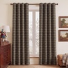 image:imageNICETOWN Taupe 100 Blackout Plaid Cabin Buffalo Gingham Curtain 52W x 84L  Living Room Checkered Patterned Thermal Insulated Grommet Room Darkening Curtains amp Rustic Drapes for Farmhouse 2 PanelsPlaid  Brown  White
