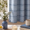 image:imageNICETOWN Taupe 100 Blackout Plaid Cabin Buffalo Gingham Curtain 52W x 84L  Living Room Checkered Patterned Thermal Insulated Grommet Room Darkening Curtains amp Rustic Drapes for Farmhouse 2 PanelsPlaid  Sea Blue  White