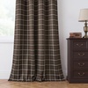 image:imageNICETOWN Taupe 100 Blackout Plaid Cabin Buffalo Gingham Curtain 52W x 84L  Living Room Checkered Patterned Thermal Insulated Grommet Room Darkening Curtains amp Rustic Drapes for Farmhouse 2 PanelsPlaid  Brown  White