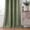 image:imageNICETOWN Taupe 100 Blackout Plaid Cabin Buffalo Gingham Curtain 52W x 84L  Living Room Checkered Patterned Thermal Insulated Grommet Room Darkening Curtains amp Rustic Drapes for Farmhouse 2 PanelsPlaid  Olive Green  White