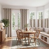 image:imageNICETOWN Taupe 100 Blackout Plaid Cabin Buffalo Gingham Curtain 52W x 84L  Living Room Checkered Patterned Thermal Insulated Grommet Room Darkening Curtains amp Rustic Drapes for Farmhouse 2 PanelsPlaid  Taupe  White