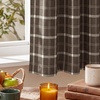 image:imageNICETOWN Taupe 100 Blackout Plaid Cabin Buffalo Gingham Curtain 52W x 84L  Living Room Checkered Patterned Thermal Insulated Grommet Room Darkening Curtains amp Rustic Drapes for Farmhouse 2 PanelsPlaid  Brown  White