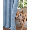 image:imageNICETOWN Taupe 100 Blackout Plaid Cabin Buffalo Gingham Curtain 52W x 84L  Living Room Checkered Patterned Thermal Insulated Grommet Room Darkening Curtains amp Rustic Drapes for Farmhouse 2 PanelsGrid Pattern  Sea Blue  White