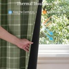 image:imageNICETOWN Taupe 100 Blackout Plaid Cabin Buffalo Gingham Curtain 52W x 84L  Living Room Checkered Patterned Thermal Insulated Grommet Room Darkening Curtains amp Rustic Drapes for Farmhouse 2 PanelsPlaid  Olive Green  White