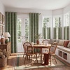 image:imageNICETOWN Taupe 100 Blackout Plaid Cabin Buffalo Gingham Curtain 52W x 84L  Living Room Checkered Patterned Thermal Insulated Grommet Room Darkening Curtains amp Rustic Drapes for Farmhouse 2 PanelsPlaid  Olive Green  White