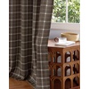 image:imageNICETOWN Taupe 100 Blackout Plaid Cabin Buffalo Gingham Curtain 52W x 84L  Living Room Checkered Patterned Thermal Insulated Grommet Room Darkening Curtains amp Rustic Drapes for Farmhouse 2 PanelsPlaid  Brown  White