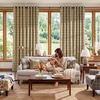 image:imageNICETOWN Taupe 100 Blackout Plaid Cabin Buffalo Gingham Curtain 52W x 84L  Living Room Checkered Patterned Thermal Insulated Grommet Room Darkening Curtains amp Rustic Drapes for Farmhouse 2 PanelsPlaid  Burlap  White