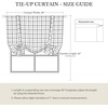 image:imageNICETOWN Taupe Farmhouse Plaid 100 Blackout Ballon Shades 34W x 45L 1 PC  Thermal Insulated Multi Hanging Ways Shade Short Rod Pocket Curtain for Kitchen Liftable Tier Roman BlindPlaid  Brown  White