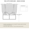 image:imageNICETOWN Taupe Farmhouse Plaid 100 Blackout Ballon Shades 34W x 45L 1 PC  Thermal Insulated Multi Hanging Ways Shade Short Rod Pocket Curtain for Kitchen Liftable Tier Roman BlindPlaid  Taupe  White