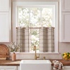 Plaid | Taupe & White